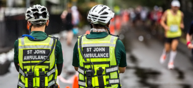 ambulance st john workers